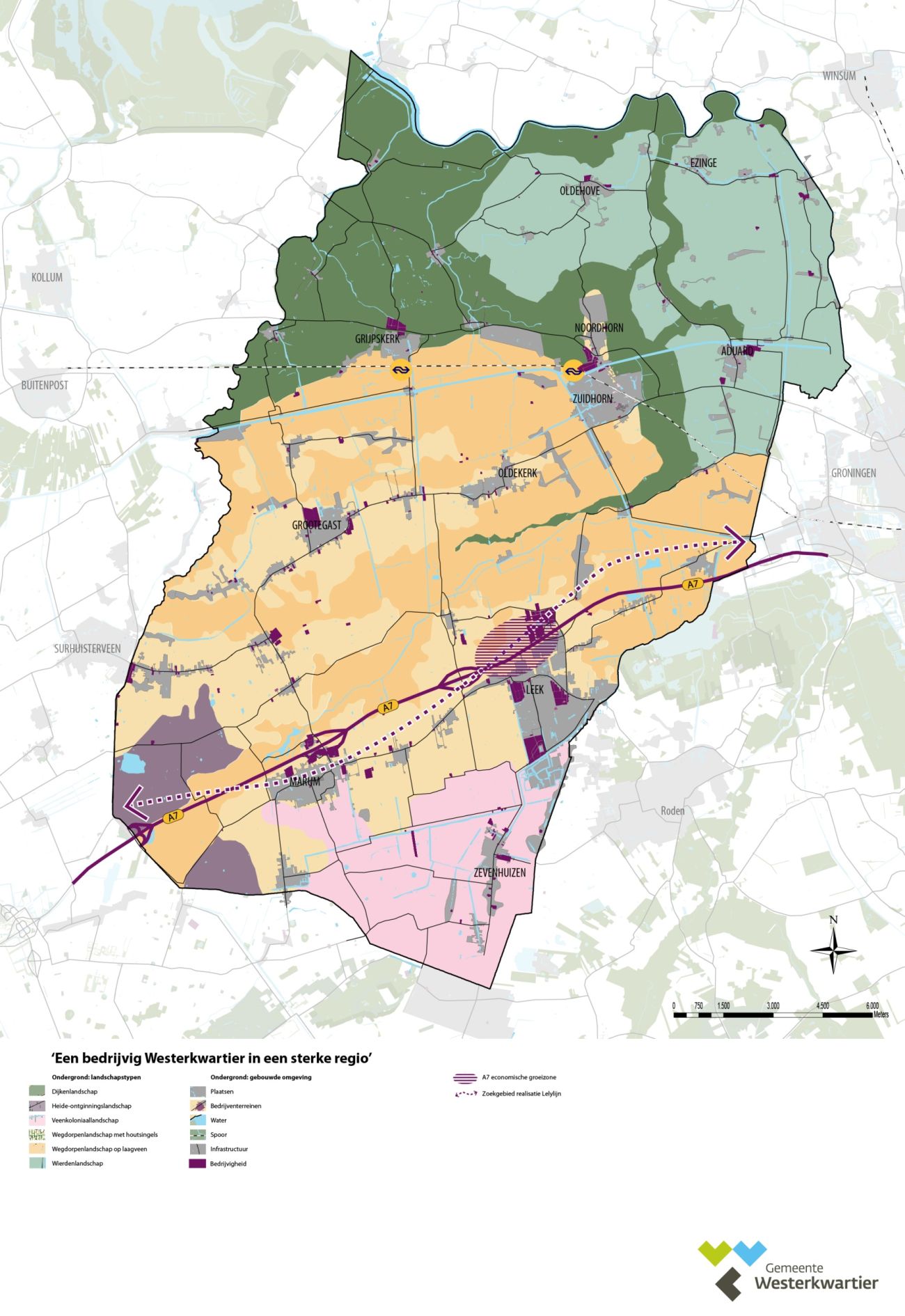 Visiekaart 'Een bedrijvig Westerkwartier in een sterke regio'