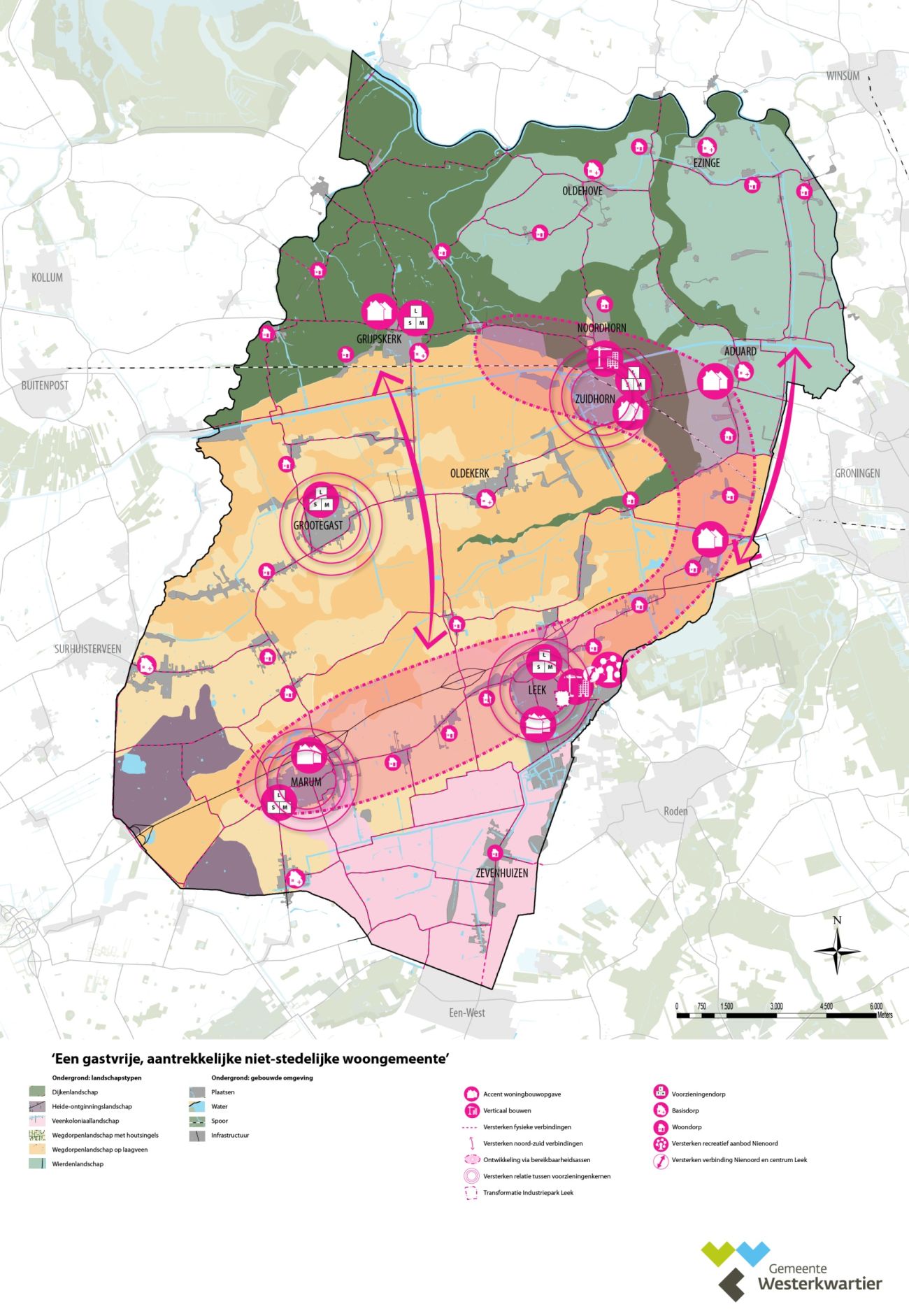 Visiekaart 'Een gastvrije, aantrekkelijke niet-stedelijke woongemeente'